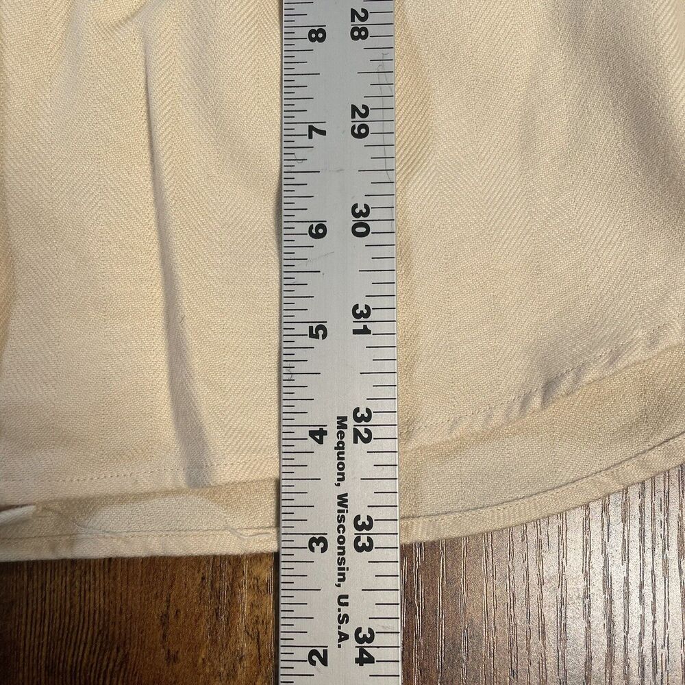 Polo Ralph Lauren Men's XXL Long Sleeve Button Up Shirt Pockets Pale Yellow - Picture 4 of 5